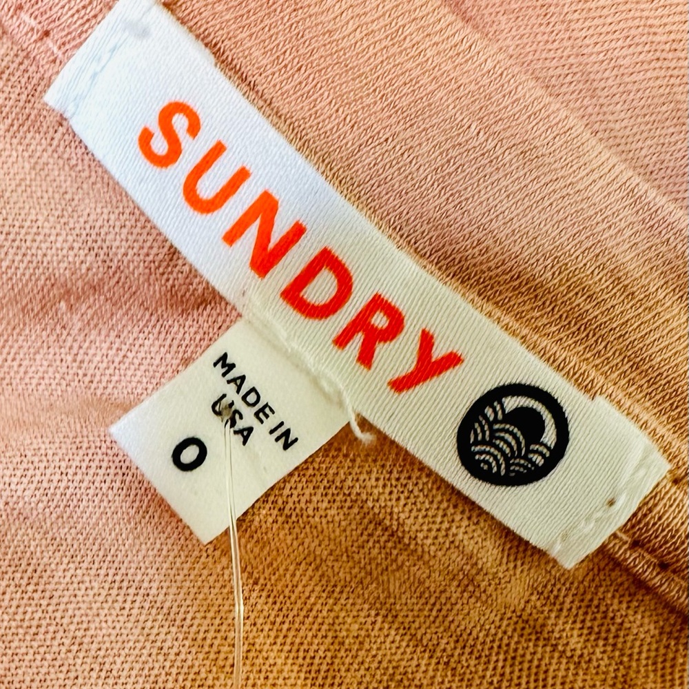 NEW! SUNDRY Adobe Park City Vintage Short Sleeve Pima Cotton Tee - Picture 9 of 12